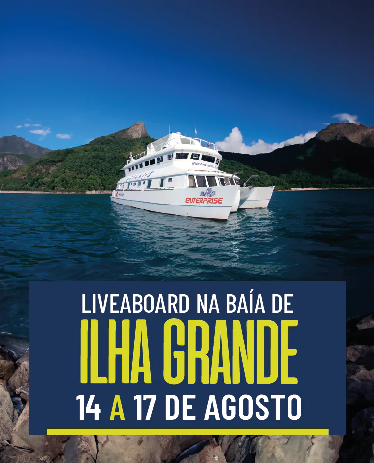 Liveaboard Ilha Grande 14/8 a 17/8